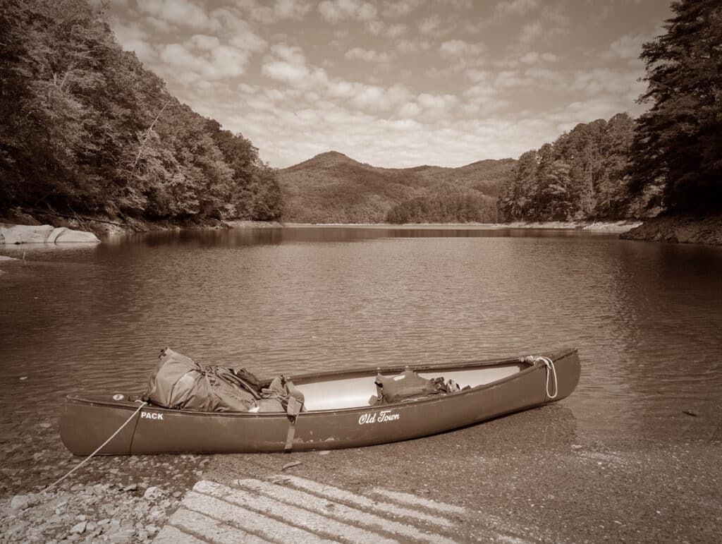 Many journeys to Hazel Creek begin and end at Cable Cove boat ramp.